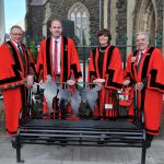 Unveiling of Somme Memorial Benches