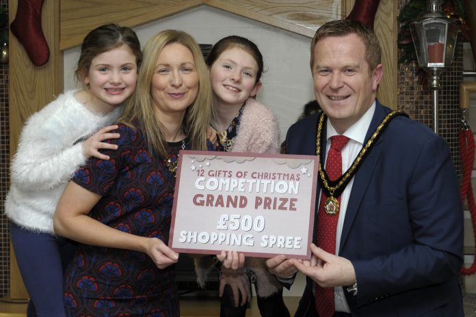 armagh city banbridge craigavon borough council deputy lord mayor cllr paul greenfield presented the 12 gifts of christmas competition grand prize of - 12 Gifts Of Christmas armagh city banbridge craigavon borough council deputy lord mayor cllr paul greenfield presented the 12 gifts of christmas competition grand prize of - 12 Gifts Of Christmas