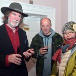 from left, Paddy Keenan, Pete Troake and Savako Yamamoto.