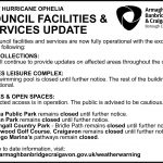 Council facilities & services update