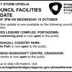 Council facilities updated 18.10.17