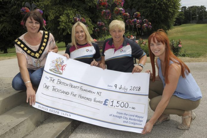 Heart & Sole Colour Dash Cheque Presentation