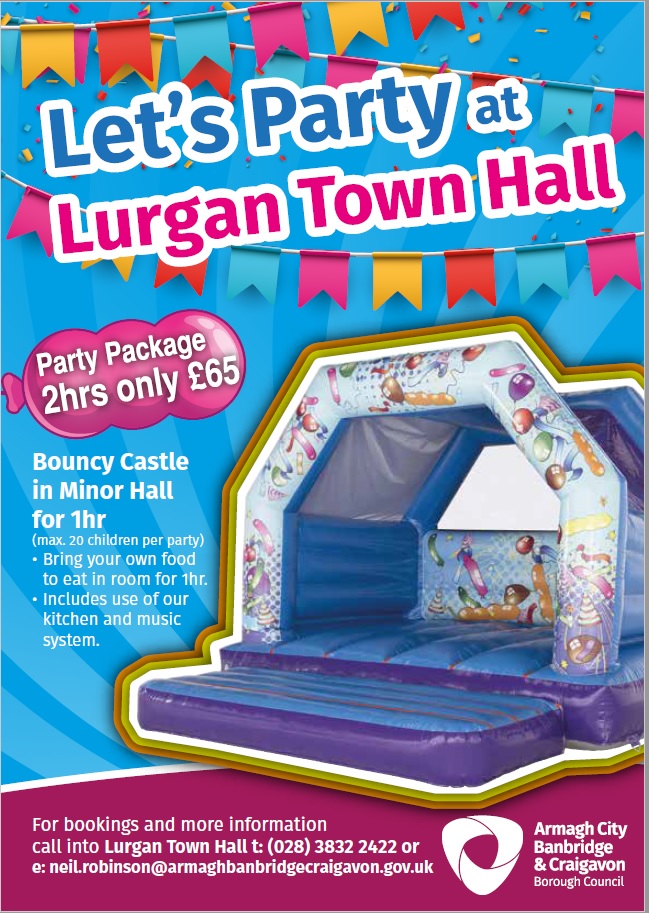 Lurgan Town Hall Bouncy Castle Party Package Image