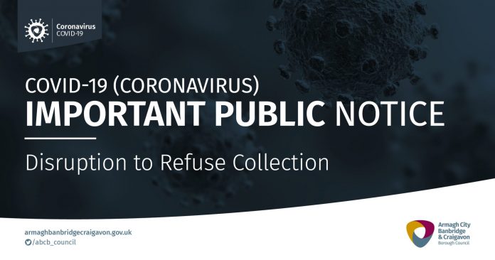 2356. ABC CORONAVIRUS FB POST 1200 x 630 SIGNPOST REFUSE COLLECTION Disruption to Refuse Collection