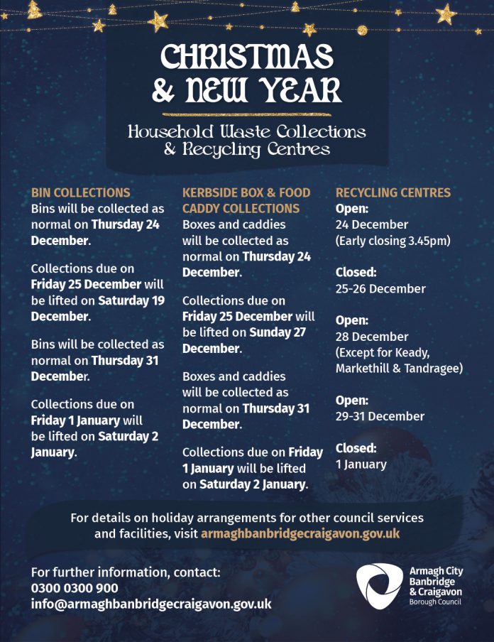 CHRISTMAS BIN COLLECTIONS 131x170