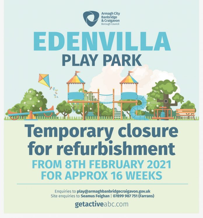 edenvilla play park advert