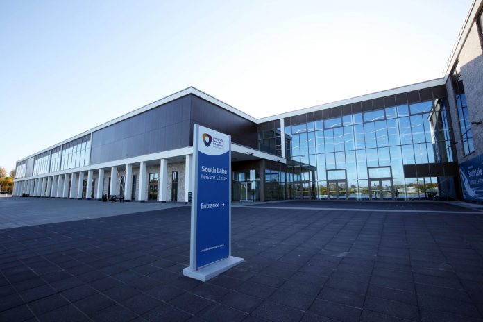 Picture of the new leisure centre in Craigavon