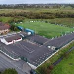 aerial picture of a football pitch