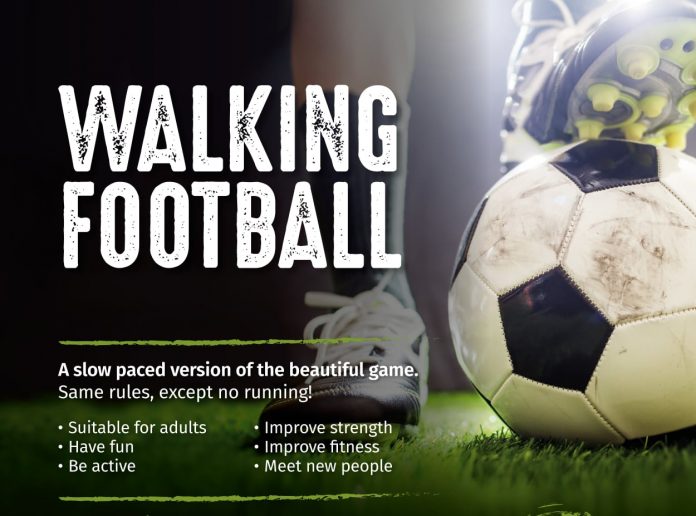walking football advert