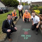 Lord Mayor Alderman Glenn Barr joins the WISE Enforcement Officers as they patrol the borough, accompanied by officers from the council’s Neighbourhood Environmental Team.