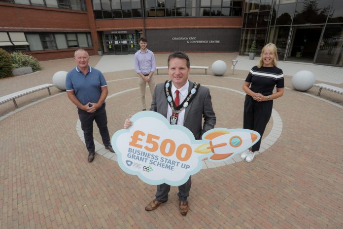 Pictured at the launch of the new Business Start-Up Grant Scheme