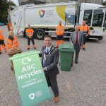 image of Lord mayor launching fully harmonised kerbside recycling service