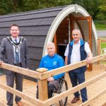 Glamping pods at Gosford