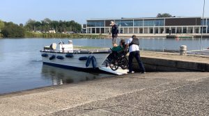 Wheely Boat at South Lake Leisure Centre