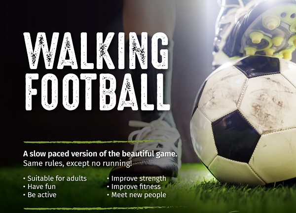 Walking football image