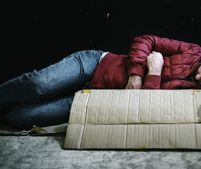 Image of homeless person