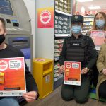 Pictured at Aghagallon Spar, Stephen Gartland (Spar), Constable Aine Campbell, Aisling Gillespie (ABC PCSP) and Sherene Reynolds (Southern Drug and Alcohol Connections Team).