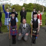 image of lord mayor and Pipers