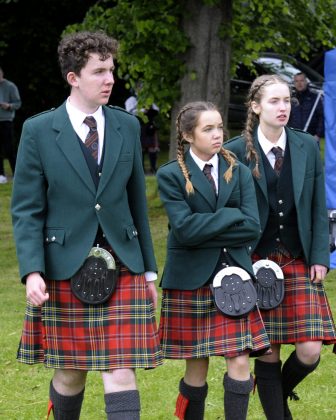 Lurgan Park is filled with the sound of pipes and drums