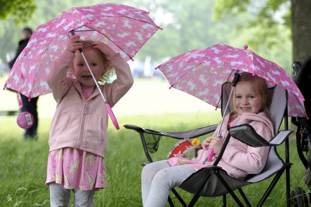 Lurgan Park is filled with the sound of pipes and drums