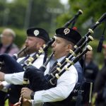 Lurgan Park is filled with the sound of pipes and drums