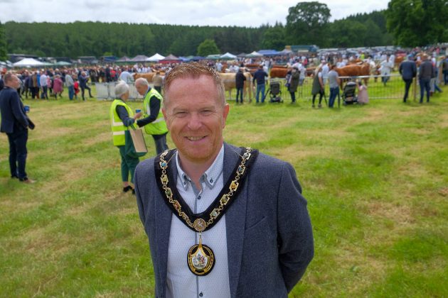 Lord Mayor Councillor Paul Greenfield at the 175th Armagh County Show.