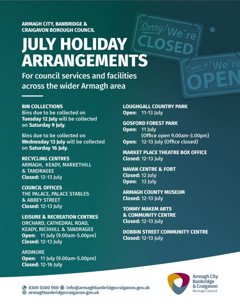 July holiday advert