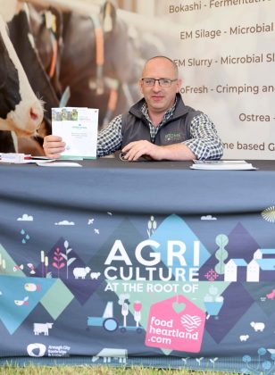 Malachy Hughes from Biome Connect, who took part in ABC Council’s Food Heartland showcase stand at the 175th Armagh County Show