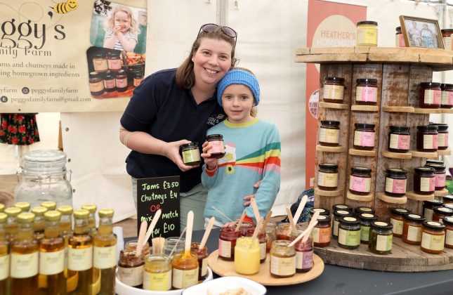 Caroline and Maggie Black from Peggy’s Family Farm who took part in ABC Council’s Food Heartland showcase stand at the 175th Armagh County Show.