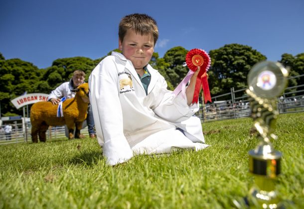 Alfie Wells from Portadown at the 2022 Lurgan Show.