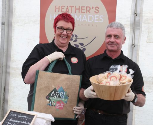 Heather and Damian Gilvary from Heather’s Homemades, who took part in in ABC Council’s Food Heartland Showcase Stand at the 107th Lurgan Show.