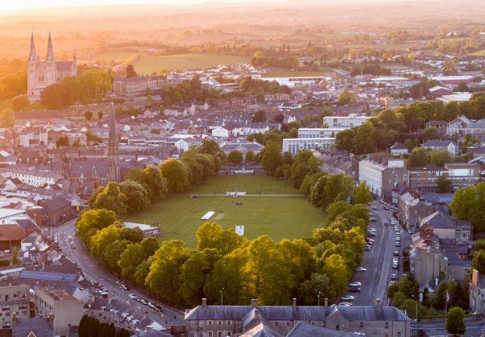 Ariel view of Armagh City