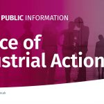 Notice of Industrial Action