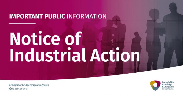 Notice of Industrial Action Notice of Industrial Action