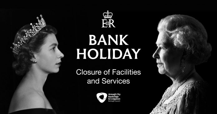 Bank Holiday Notice