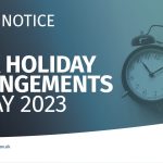 BANK HOLIDAY MAY 2023