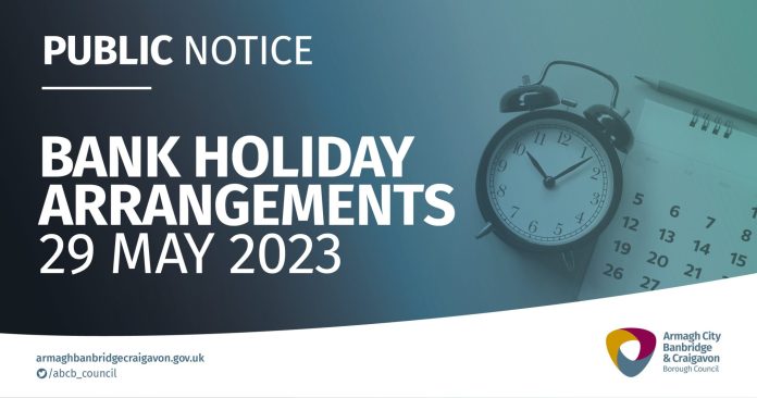 BANK HOLIDAY MAY 2023