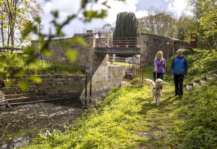 Moneypenny's Lock on the Newry-Portadown Canal Towpath.