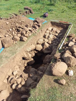 Archaeological excavations at Kilmocholmóg site in 2022