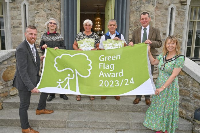 ABC staff attended the Green Flag Awards at Killeavy Castle, where the Borough received 8 Green Flags for parks and open spaces.