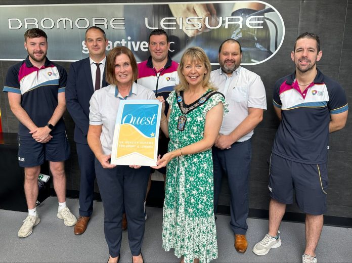 ABC Health and Recreation staff pictured with the Lord Mayor in recognition of the recent QUEST accreditation