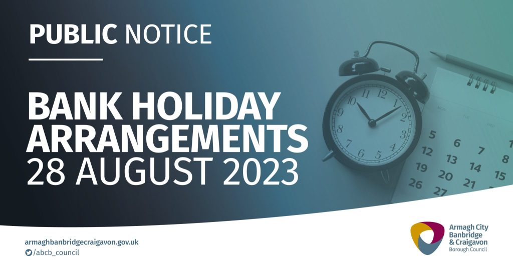 Bank holiday arrangements