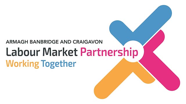 Colourful logo for ABC Council's Labour Market Partnership Programme
