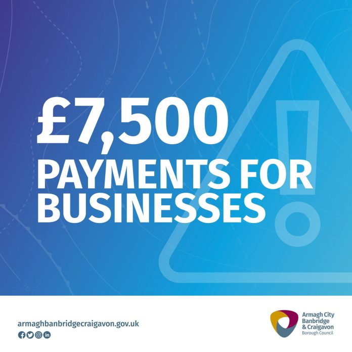 £7,500 grant for businesses affected by flooding