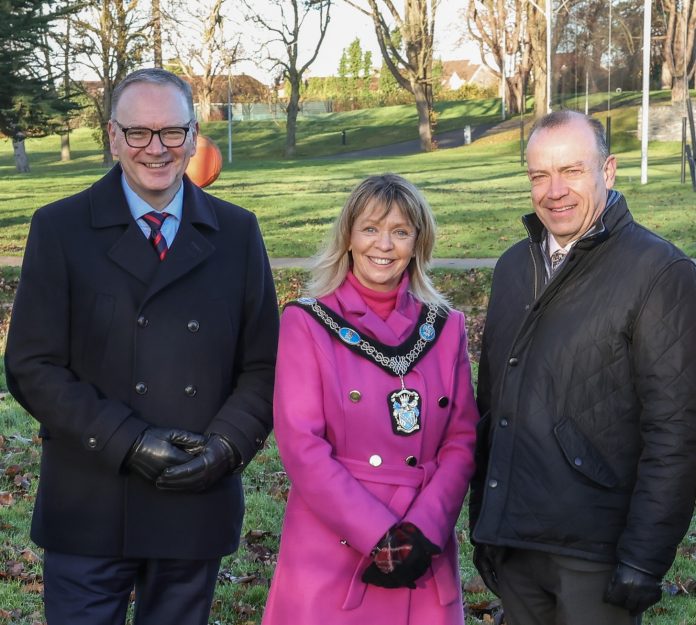 Secretary of State for Northern Ireland visits Portadown to assess flood recovery plans