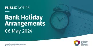 Bank holiday arrangements 2024