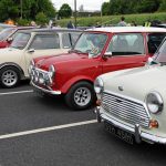 A row of small cars.