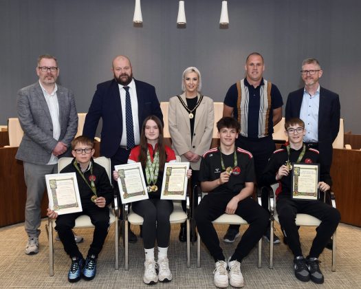 Civic reception for Banbridge Boxing Club