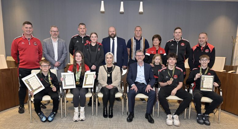Civic reception for Banbridge Boxing Club