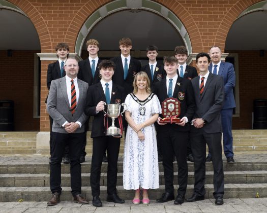 Lord Mayor hosts reception for Banbridge Academy hockey teams